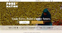 Desktop Screenshot of forexnation.org