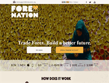 Tablet Screenshot of forexnation.org